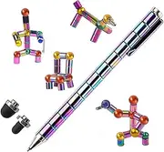 YEHOVRIA Fidget Pen, Multifunction Writing Ballpoint Pen, Decompression Magnetic Metal Pen, Eliminate Pressure Fidget Gadgets