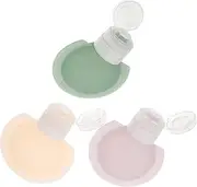 ARTSEWPLY 3Pcs Travel Silicone Bottles Leakproof Refillable Containers for Shampoo Lotion Toiletries for Travel Outdoor Activities Each