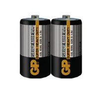 在飛比找松果購物優惠-【超霸GP】超級環保 1號(D)碳鋅電池2粒裝(1.5V電池