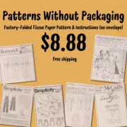 NO ENVELOPE Burda, McCall's, Simplicity & More Sewing PATTERNS WITHOUT PACKAGING