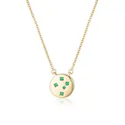 GEORGINI COMMONWEALTH COLLECTION SOUTHERN CROSS NECKLACE GOLD