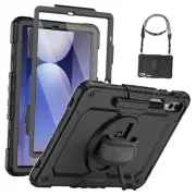 Case for Galaxy Tab S10+ Plus Case / S9 Fe+ Plus Case 12.4 inch, Black/Black