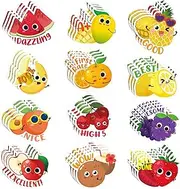 Jetec 300 Pcs Scratch and Sniff Sticker for Kids Smelly Scented Motivational Reward Stickers Teacher Incentive Positive Decal for Student Classroom Chart School Supplies(Fruity)