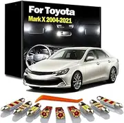 LED Interior Map Dome Light Kit, For Toyota Mark X 2004-2015 2016 2017 2018 2019 2020 2021 Car Led Bulbs