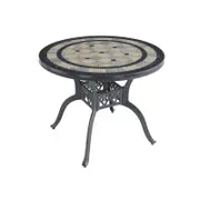 FurnitureOkay Athens Cast Aluminium Outdoor Dining Table (94cm Round)