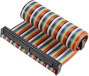 XYWHPGV IDC Rainbow Wire Flat Cable 60P A-type FC/FC Connector 2.54mm Pitch 0.25m/9.8inch Length(bee23 9ef2b 3c073 d89b4 feeb1 d607c