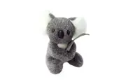 Korimco 15cm with Leaf Koala Kids Animal Soft Plush Stuffed Toy Grey 3y+