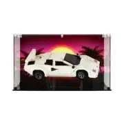 UNIQUEDISPLAY Display Case for Lego 10337 Lamborghini Countach Quattrovalvole