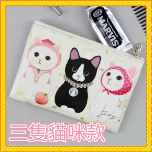 [現貨] ✨韓國 Jetoy 甜蜜貓 化妝包✨ 貓咪 貓 化妝包 收納包 零錢包 護照包 萬用包 手拿包 衛生棉包 卡包