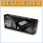 Durable 2-Pack Comic Bins - Stackable Storage for 300 Bagged & Boarded Comics