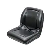 19" High-Back Seat KM 225 Black Vinyl Bucket Seat Fits Kubota Mowers ZD221 ZD323