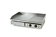 THERMOMATE Commercial Electric Griddle, 4400W 73x40cm Half Ribbed Dual Surface