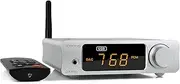Topping DX3 Pro+ LDAC HiFi Headphone Amplifier XMOS XU208 Bluetooth USB/Optical/Coaxial DSD512 32Bit/768kHz ES9038Q2M Stereo Audio DAC Amp with Remote Control (Silver)