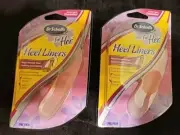 Dr. Scholl’s Heel Liners for Her ~ Helps Prevent Shoe Rubbing ~ 2 Packs