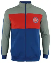 OuterStuff NBA Youth Detriot Pistons Performance Full Zip Stripe Jacket