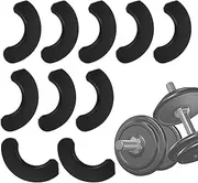 Dumbbell Shockproof Pad, 10 x Protective Pads for Dumbbells, Noise Reducing Anti-Slip Mat for Weights, Durable Equipment Protection Pad Set, Home Gym Fitness Floor Guard Accessory
