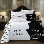 3D Cat Paw 179 Bed Pillowcases Quilt King Size