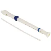 Music Instrument 6 Holes Soprano Flute Recorder White E9B38574