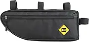 ａ aternee Bike Frame Bag Front Tube Bag Commuting Easy Installation Outdoor Water Resistant Cycling Pack Side Pocket for Tools Wallet, S