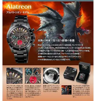 日本代購 SEIKO 魔物獵人 20周年 紀念聯名錶 冰呪龍 煌黑龍 泡狐龍 迅龍 日本製 限量2000隻預購