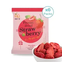 在飛比找PChomeThai泰國購物優惠-Wel-B 天然冷凍乾燥草莓果乾 22g*6入 [TOPTH
