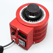 Voltage Transformer,Auto AC Variable Voltage Regulator,3000VA Max,110V-220V Input, 0-300V Output,with LCD Display(Size:500VA,Color:220V)