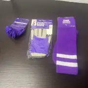 Purple Costume Pieces (Sock / Scrunchie / FishNet Gloves)