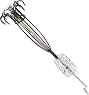 GANAZONO 1Pc Bait Cage Fishing Trap Portable Lightweight Fishing Tackle Easy Bait Release