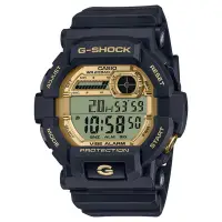 在飛比找Yahoo奇摩購物中心優惠-CASIO卡西歐 G-SHOCK 黑金配色電子錶(GD-35