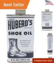 Leather Conditioner & Waterproofing Oil - Restores & Protects Boots, Shoes, Bags