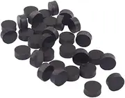 Vaguelly 300pcs Black Plastic Fingerboard Dots Inlay Material for Mandolin Guitar Banjo Ukulele Durable Professionally Made for Fingerboard Decoration