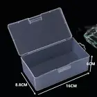 Storage Box Transparent With Lid Collection Container Organiser Jewellery