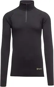 Thermowave 2in1 Thermounterwäsche Herren Turtle Neck ½ Zip - Thermo Unterwäsche Männer Feuchtigkeitstransportierende Langes Shirt Arbeitskleidung - Superwarme, Schnell trocknende