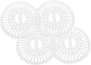 [Homoyoyo] Washing Machine Cover 4 Pcs Replacement Spinner Caps for Washer Dryer Easy to Install Press Plate for Efficient Drying