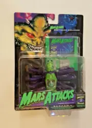 MARS ATTACKS S.A.D.A.A.M.A Trendmasters NOC Movie Toy 6" Spider Robot Night Glow