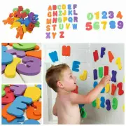 36Pcs Bath Toys Foam Fun Alphabet Letters Numbers Floating Baby Bathtub Time Toy