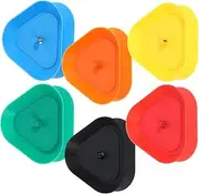 6pcs Triangle Poker Holder Hands Playing Card Holder Poker Cards Stand for Adults and Boys and Girls Savers Stand Clip Photo