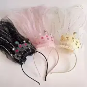 Headbands For Kids Birthday Mesh Headband Princess Crown Princess Tiaras