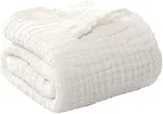 SWOOMEY Newborn Muslin Cotton Blanket Soft Bath Towel for Versatile Swaddle Wrap for Strollers Cribs and Travel Nursery Accessory