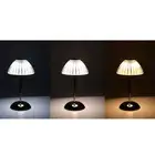 Mushroom Lamp Touch Switch Stepless Dimming Rechargeable Dining Table Decorat FD