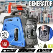 Portable Inverter Generators Power Pure Sine Petrol Outdoor Camping Generator