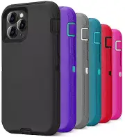 For iPhone 16 15 Pro Max 14 12 11 Phone Case Heavy Duty Shockproof 3-LayerrCover