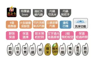 【TIGER虎牌】可變式雙重壓力IH炊飯電子鍋6人份(JPB-G10R)/10人份(JPB-G18R)【全館免運】