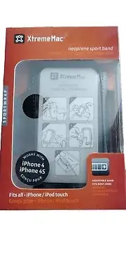 XtremeMac Adjustable Neoprene Sport Arm Band for iPhone 4/4S, iPod Touch - Black