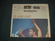2016 AUG 14 NEW YORK TIMES SPORTS SUNDAY-MICHAEL PHELPS 23RD GOLD MEDAL- NP 4025