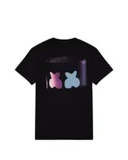 MARSHMELLO HALF HELMET T-SHIRT BLACK