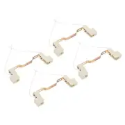 4 Pack 118mm R7S Socket Ceramic Lamp Holder Halogen Socket
