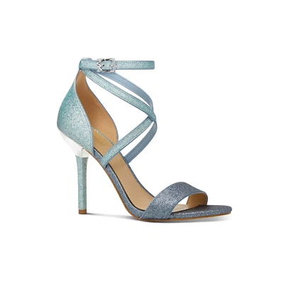 Michael Kors Women's Pixie Stiletto Sandals, Light Blue (Size 8)
