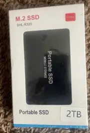 2TB Portable External SSD TypeC USB 3.1, Brand New! Sealed