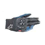 Morph Sport Gloves Black Blue Sodalite